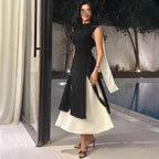 Women's Multicolor Sleeveless Maxi Dress
