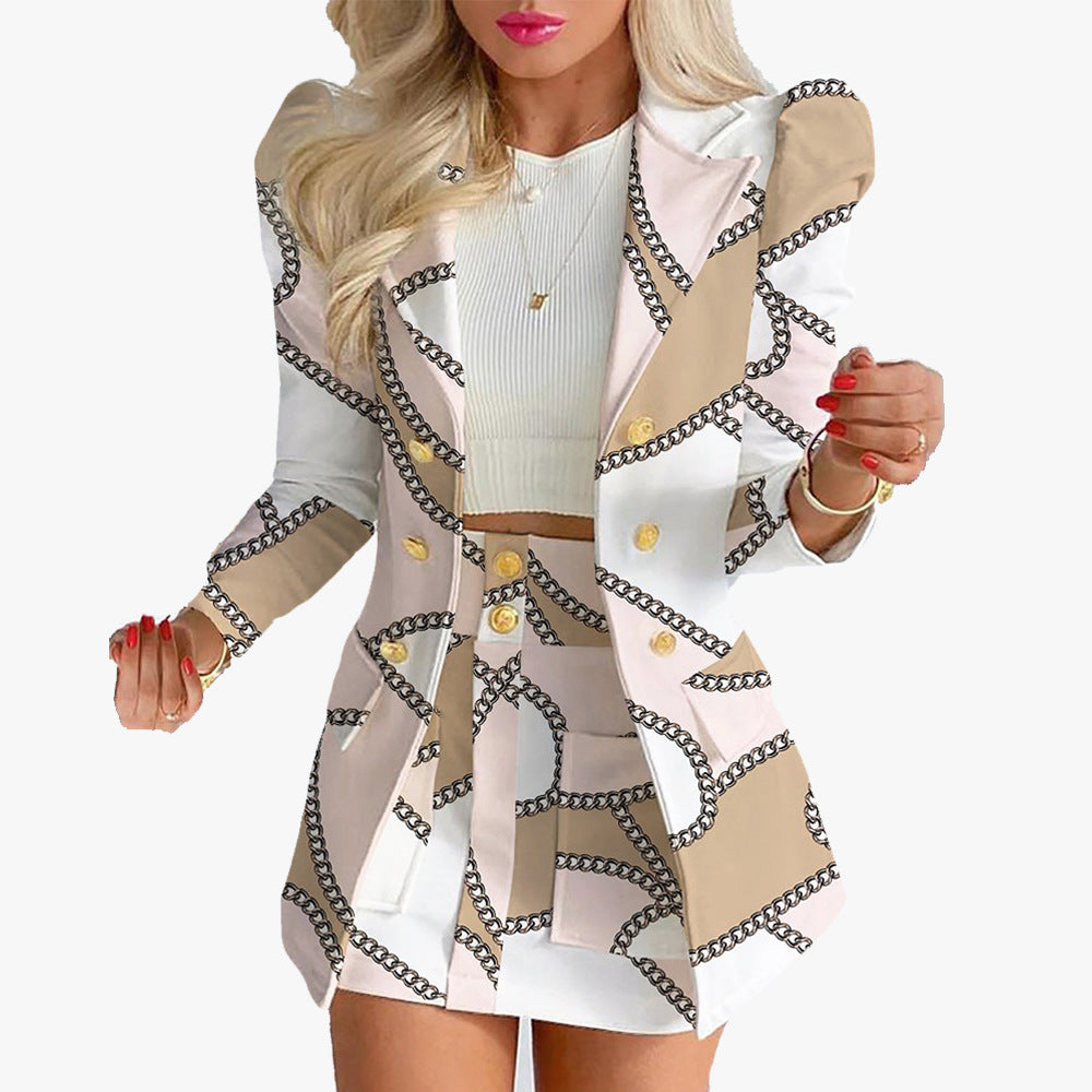 White Chain Skirt