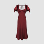 Women's Satin Fishtail Party Dress