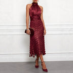 Women's Satin Sleeveless Dress