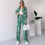 Women's Suit Women's Casual Women's Loose Long Sleeved Trousers