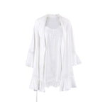 Women's Satin Lace Two-Piece Nightdress Set