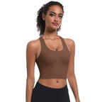 Women's Seamless Cross-Back Sports Bra