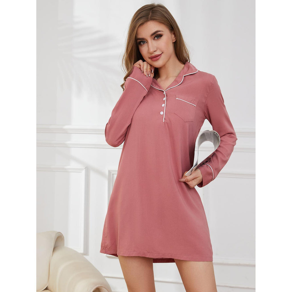 Long Sleeved Pajamas Lingerie