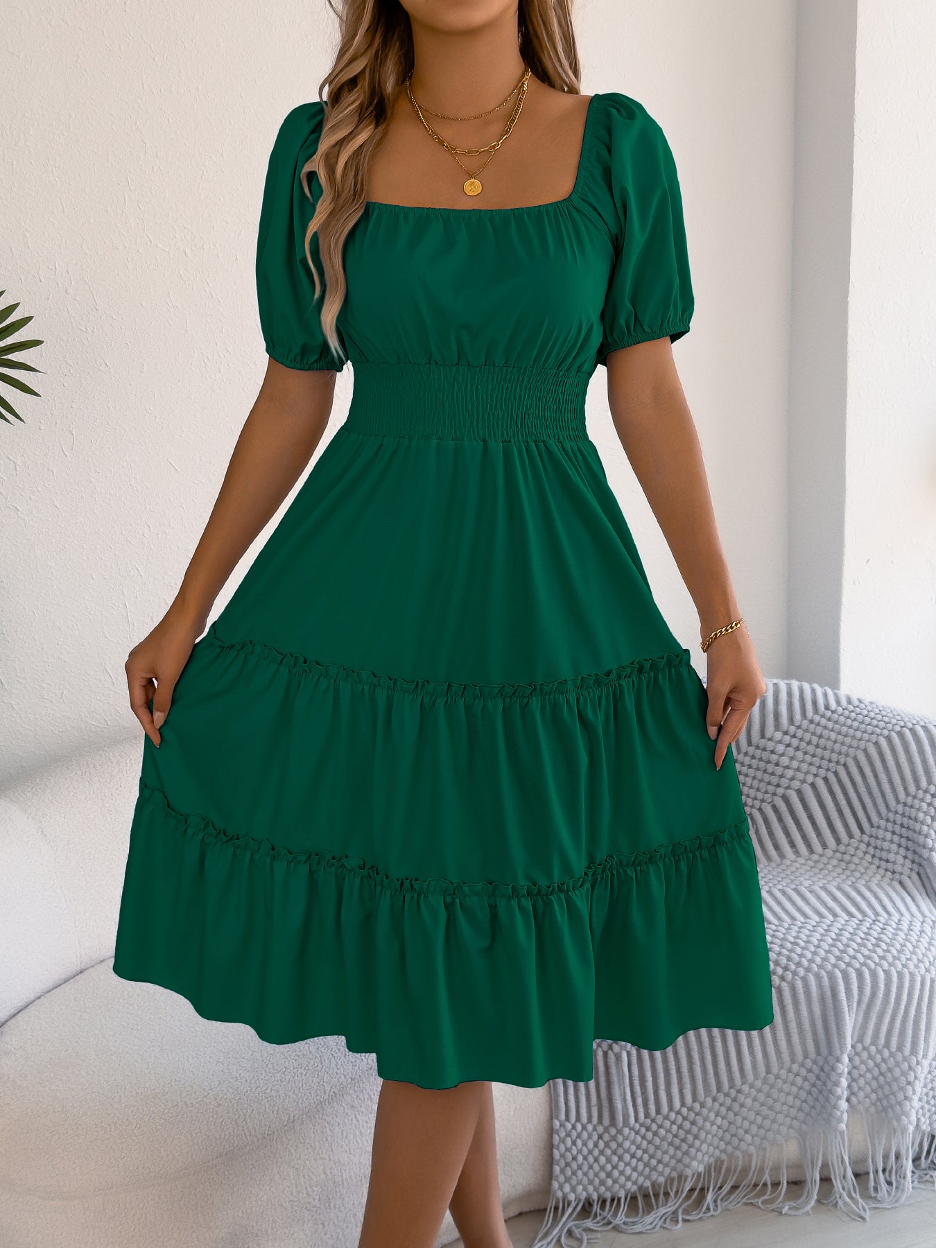 blackish green