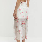 Arrival Digital Printing See Through High Waist