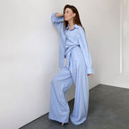Blue Pajamas Lingerie