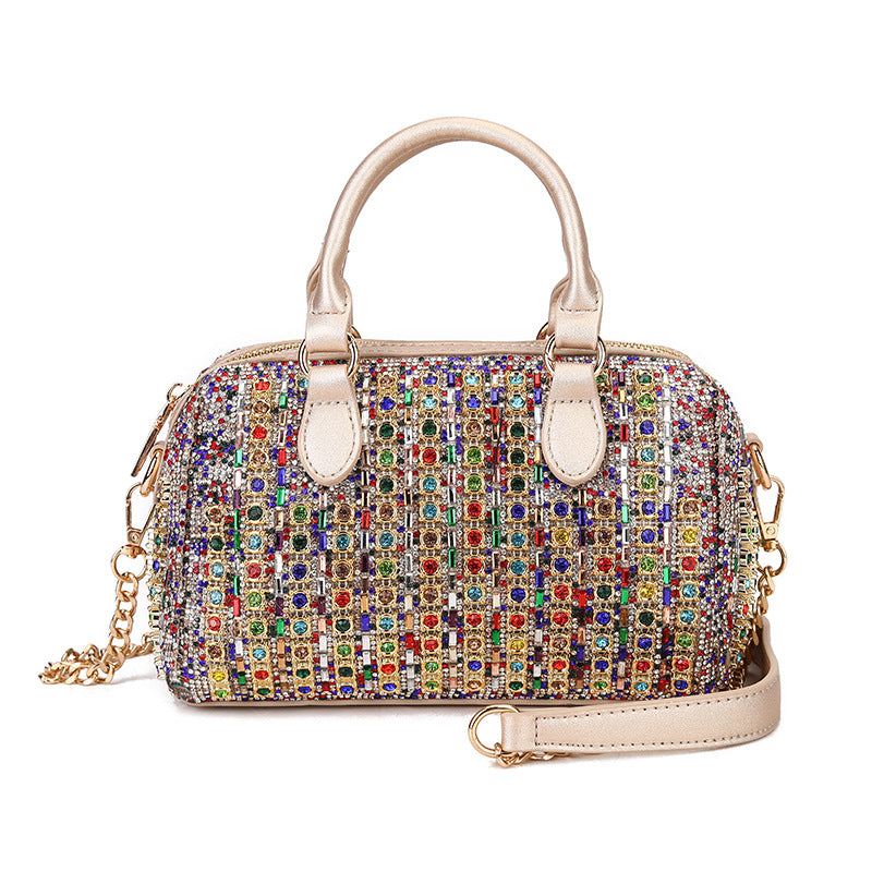Women's Rhinestone Diamond Crossbody Bag
