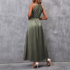Women's Satin Maxi Dress