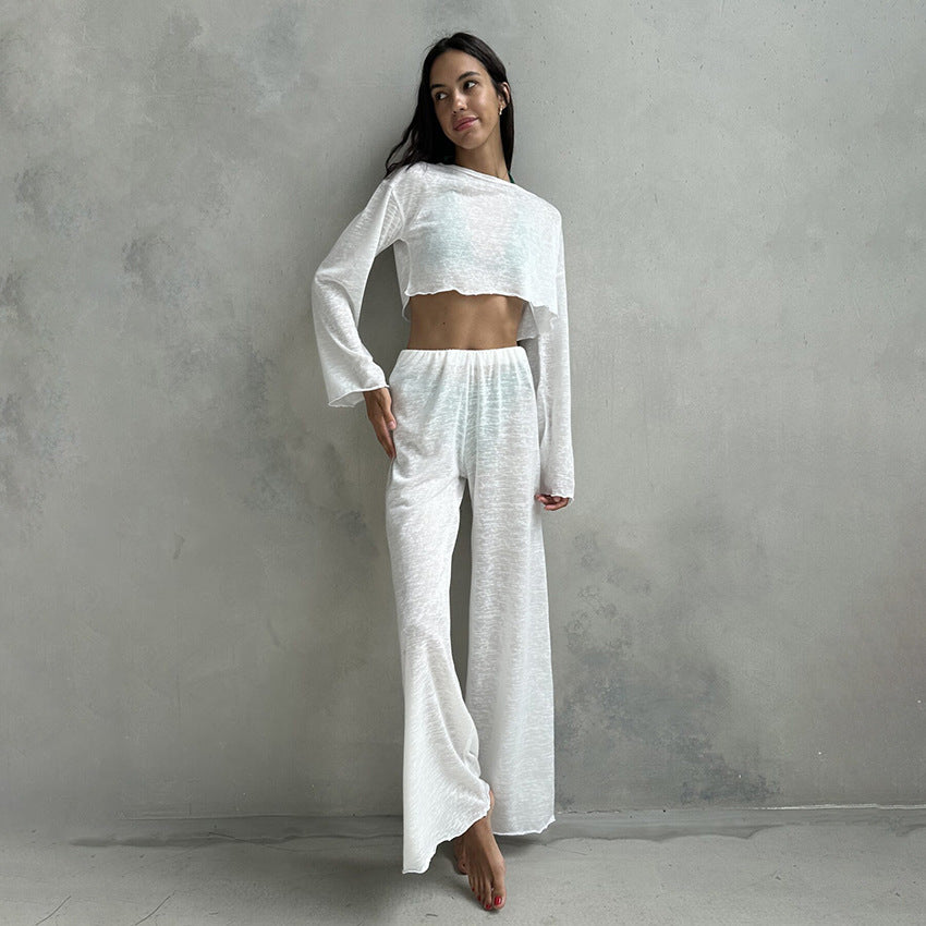 Autumn White Pajamas Lingerie