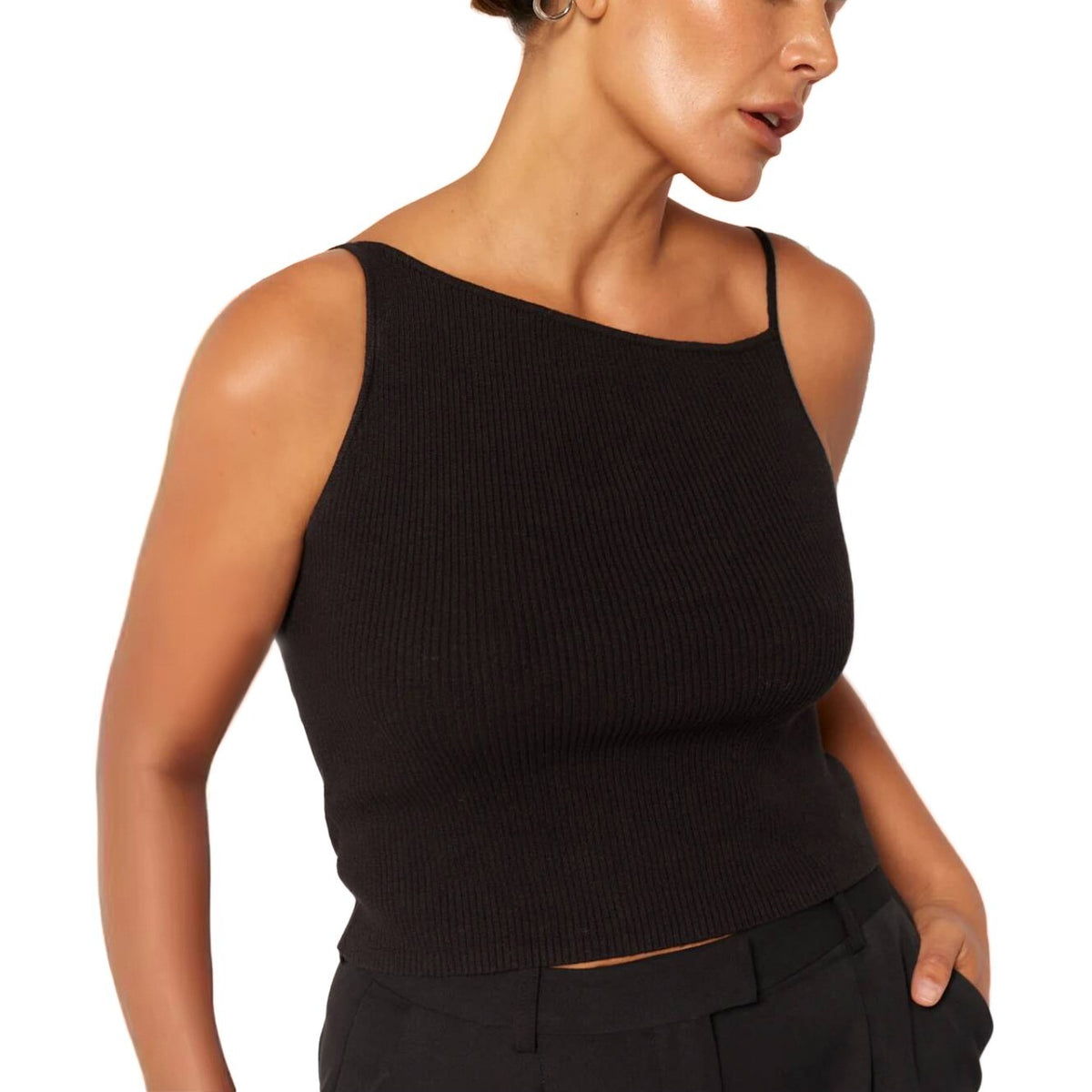 Women's 's Top Dehaired Angora Casual T-Shirt Vest