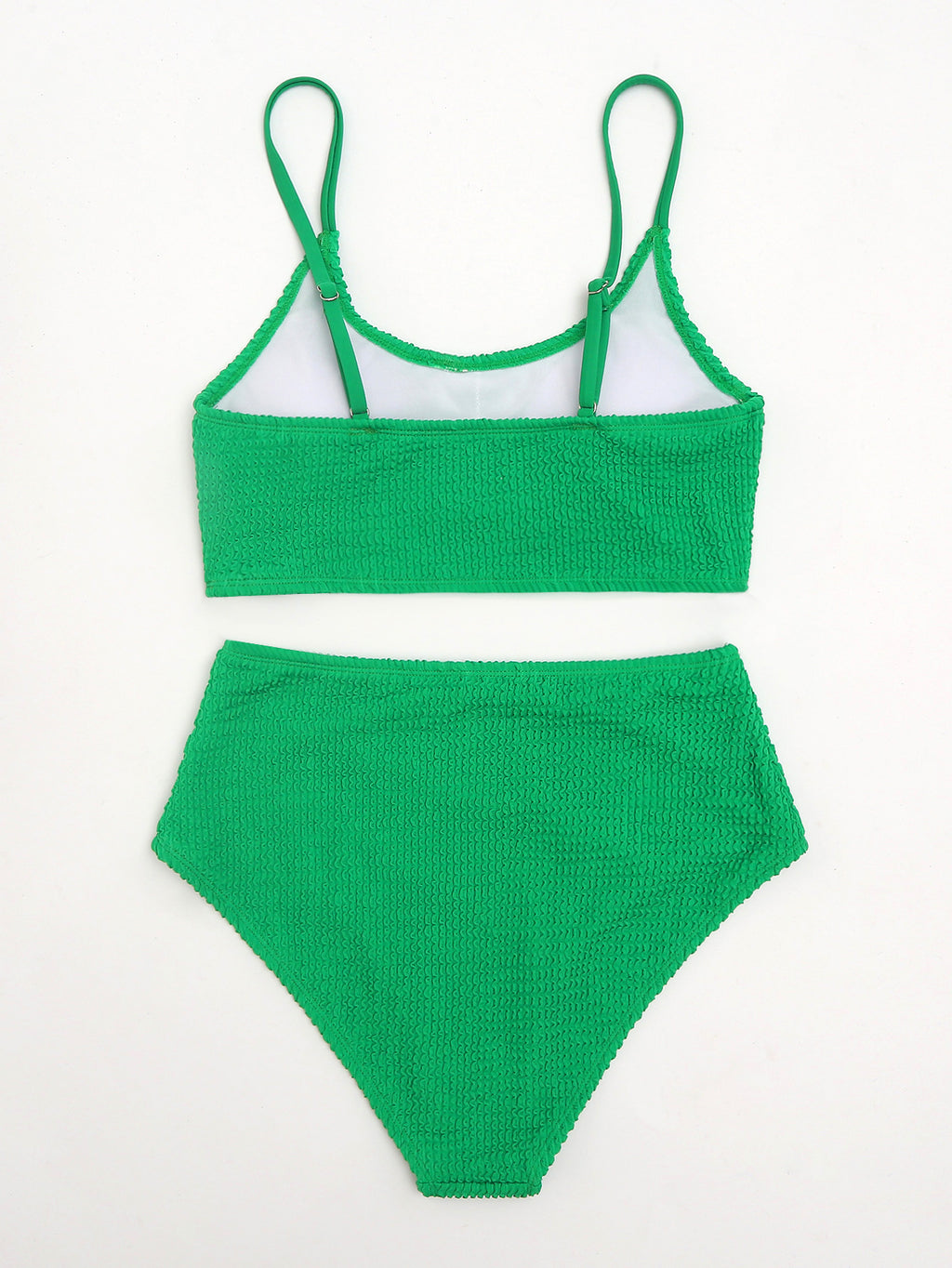 Solid Color Bikini Swimwear