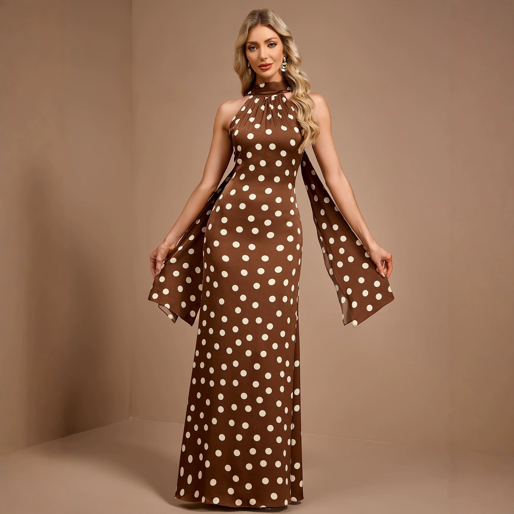 Women's Halter Sleeveless Dress