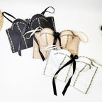 's Bowknot Diamond-Embedded Body Shaping Tube Top French Design