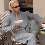Gray Two-Piece Sweater