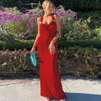 Women's Lace Backless Dress