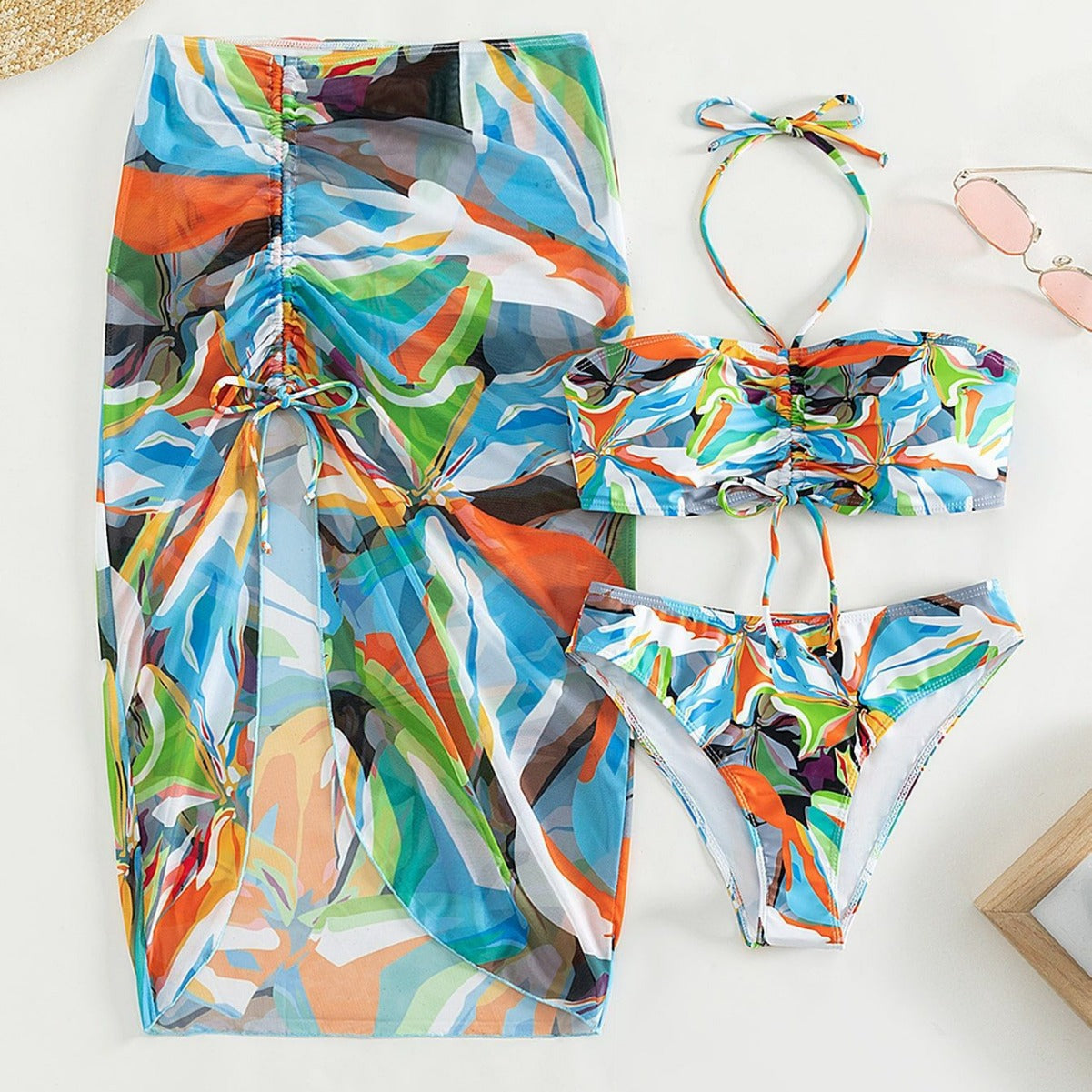 Split Bikini Swimwear