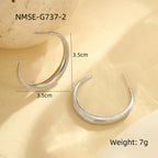 Medium Steel Ear Ring