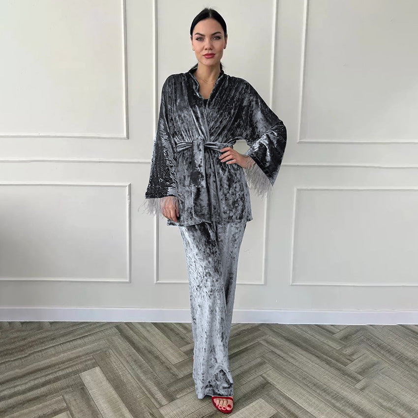 Autumn Warm Pajamas Lingerie