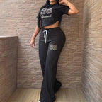 Women's Graphic Print Two-Piece Set