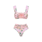 Pink Split Swimsuit