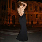 Women's Backless Sequin Dress