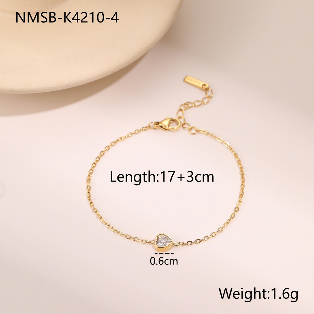Gold Heart Bracelet