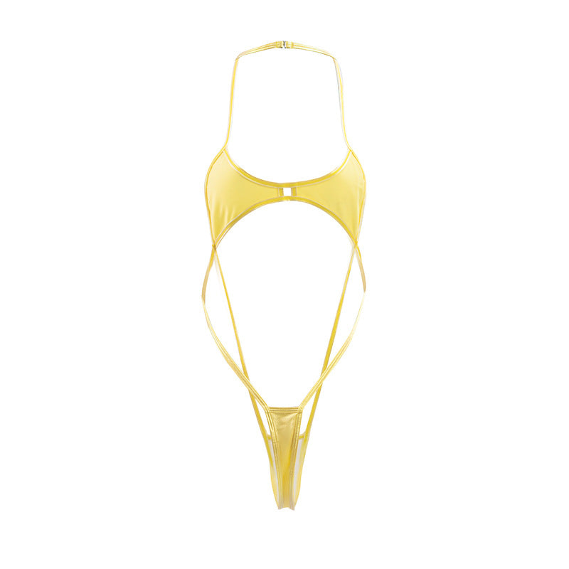 Seduction Halter One-piece Swimwear
