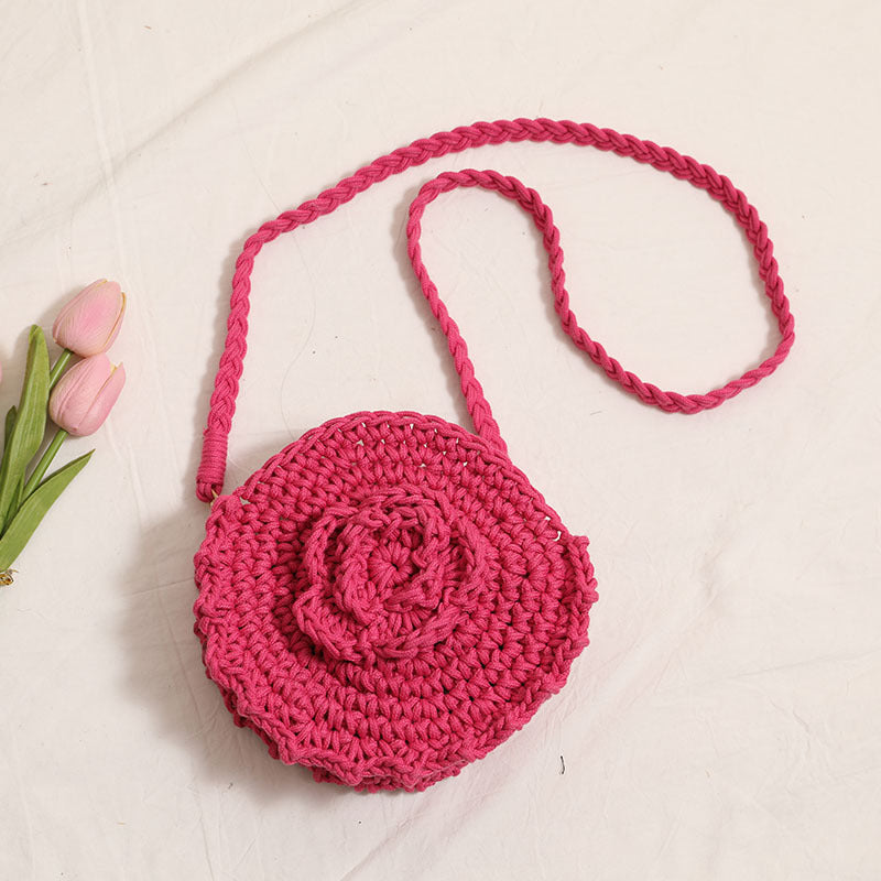Color round Flower Rose Red