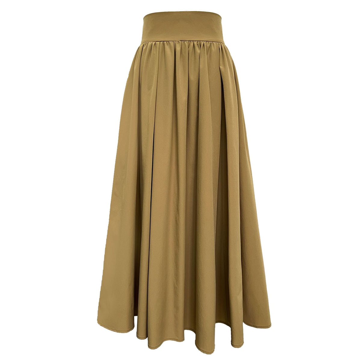 High Waist A Line Pleated Long Spring Elegant Sense Skirt