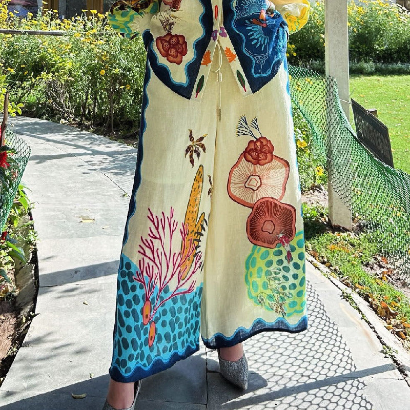 Multicolor Trousers