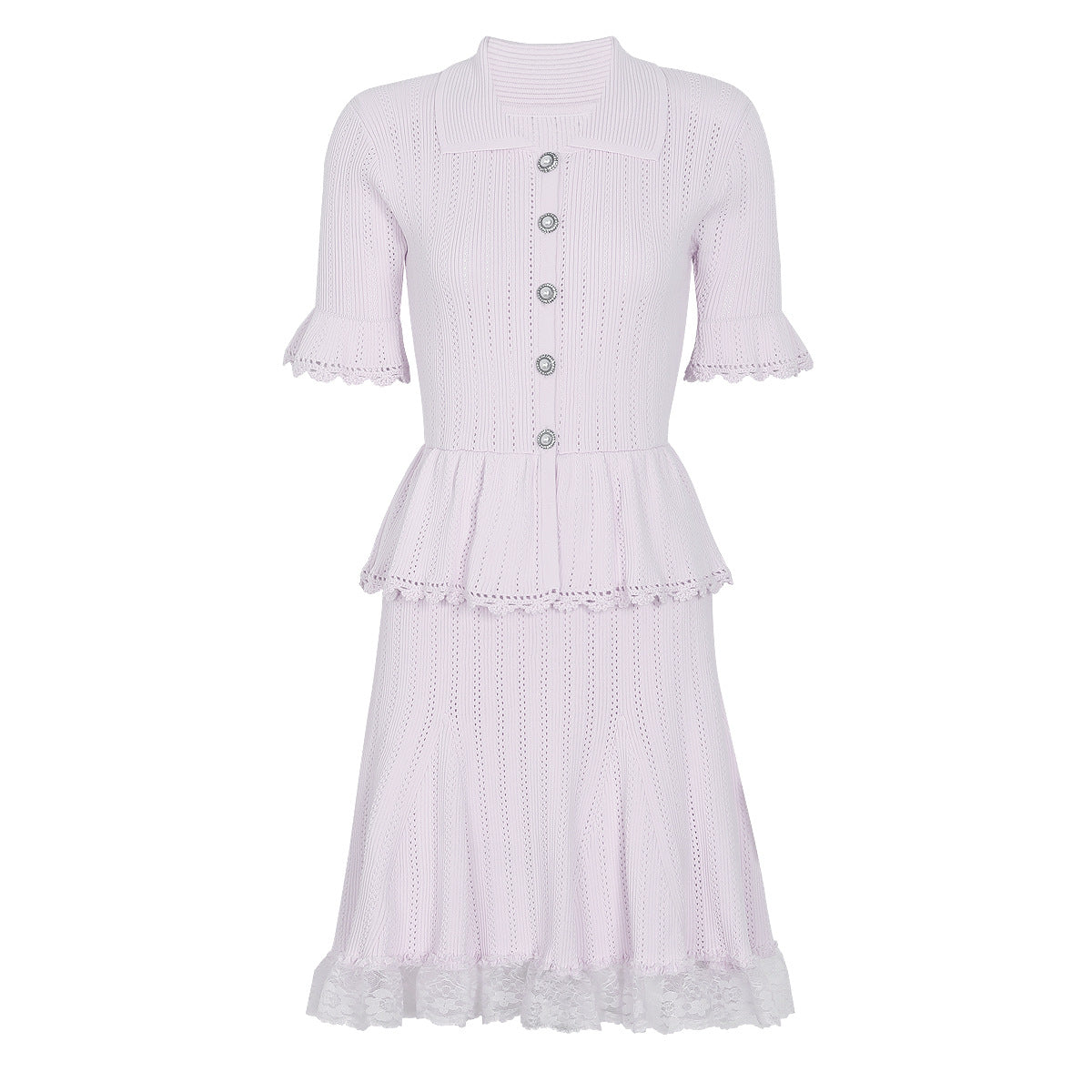 Women's Lace Short Sleeve Dress