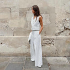 Striped Vest & Trousers Set