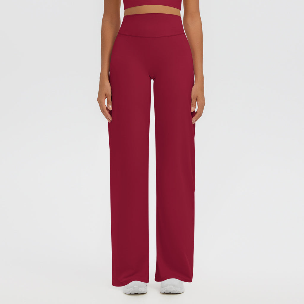 Yoga Pants High Waist Straight Pants Loose Slimming Wide Leg Pants Yoga Clothes