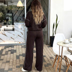 Women's Drop-Shoulder Casual Two-Piece Set