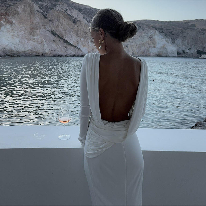Backless Maxi Dress