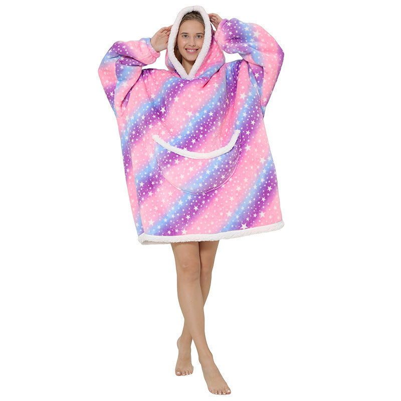 Colorful Purple Adult Cold-Proof Clothes