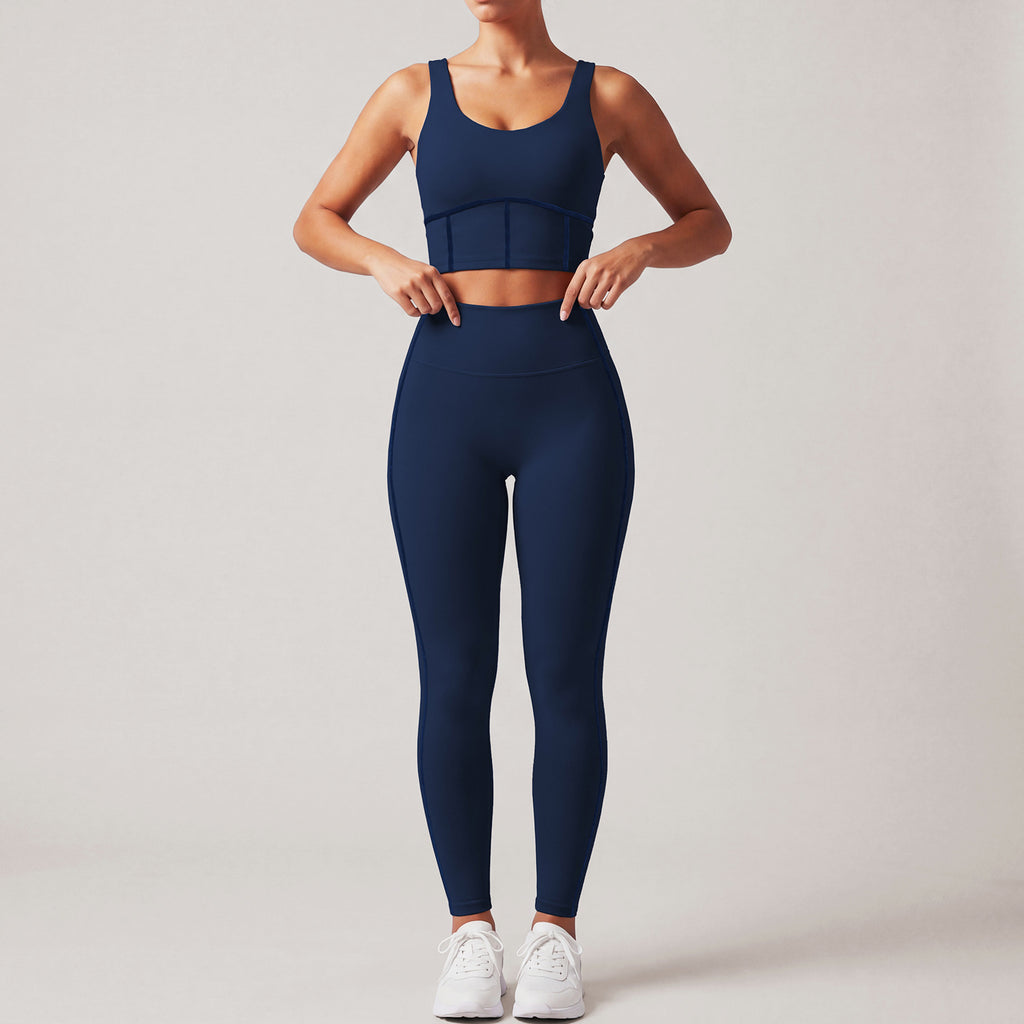 Navy Blue Vest Trousers