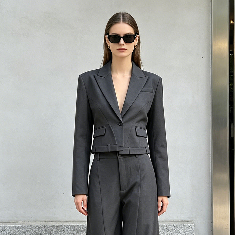 Office Autumn Design Slim Fit Blazer Women High Sense