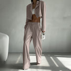 Polo Collar Long Sleeve Short Small Blazers