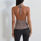 Women's Polka-Dot Vest Top