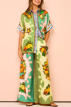 Multicolor Two-Piece Set