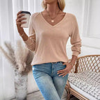 Women's Women Back Stitching Lace Lace Cutout Raglan Sleeve Long Sleeve T Shirt Top For Women