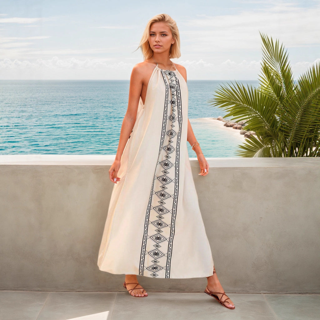 Women's Backless Summer Dress