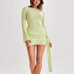 Women's Short Knitted Mini Dress