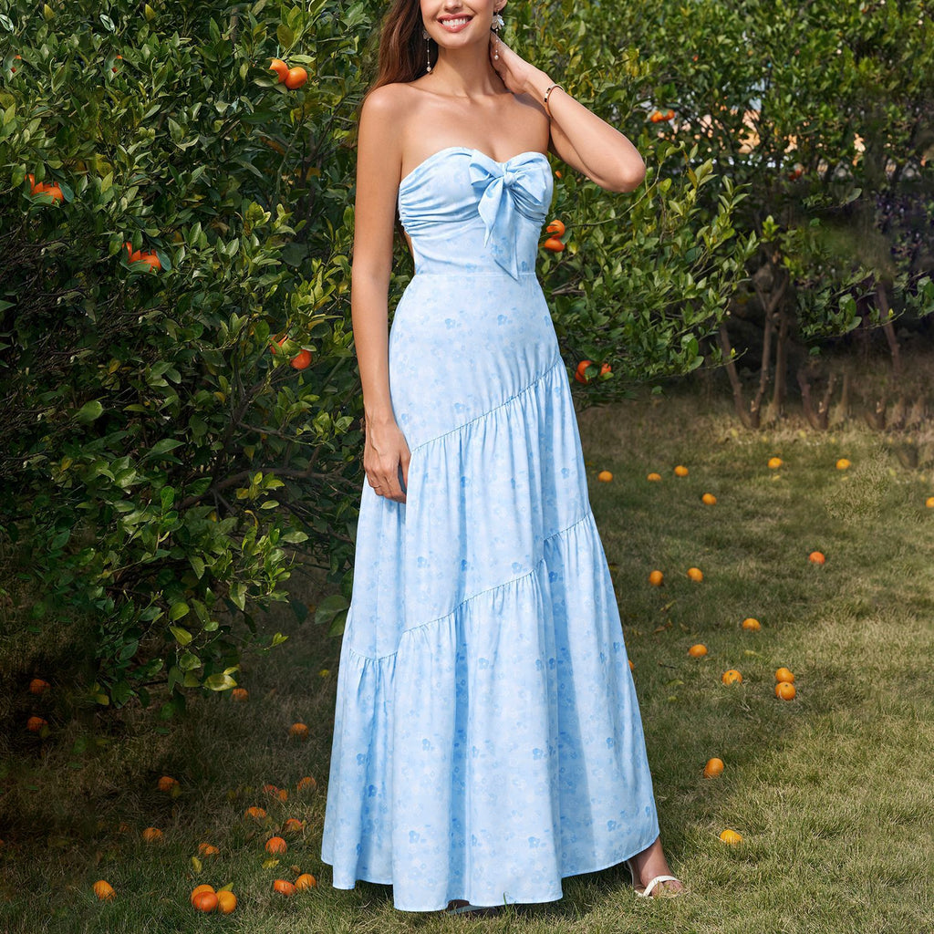 Women's Backless Maxi Dress