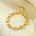 Frosted Hollow-Out Bracelet