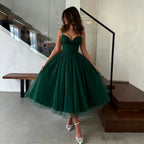 Women's Spaghetti Strap Cocktail Bridesmaid Dress