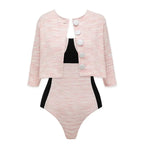 Pink One-Piece Suit
