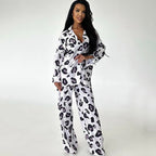 Leopard Print Pajamas Lingerie